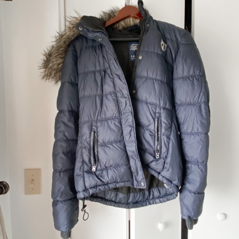 Puffy Winter Ski Coat